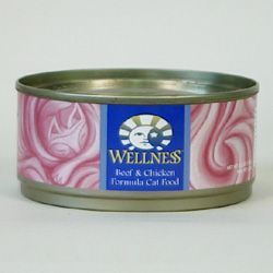 Wellness Canned Cat Food Beef & Chicken Formula 5.5 oz.