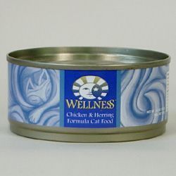 Wellness Canned Cat Food Chicken and Herring Formula 3 oz.